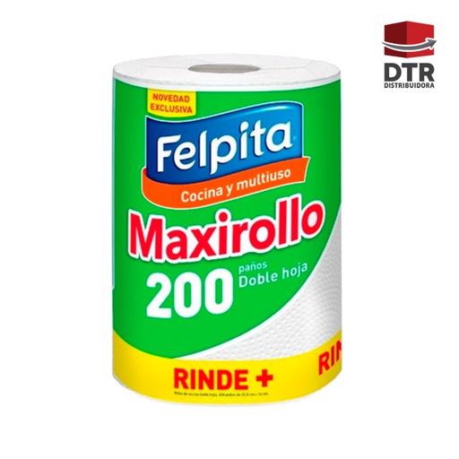 Rollo de Cocina MaxiRollo FELPITA de 200 Paños